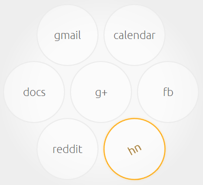 Webpage of Buttons
